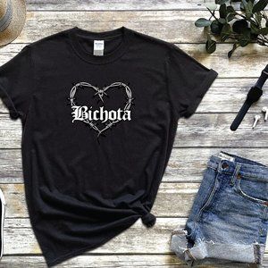 La Bichota Karol G, Bichota Heart Reggeaton Black T-Shirt, Perfect Gift.